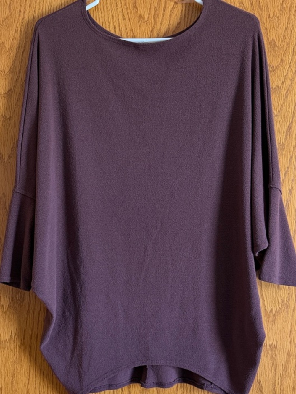 Jolie Women’s Plum Relaxed Dolman Sleeve Top